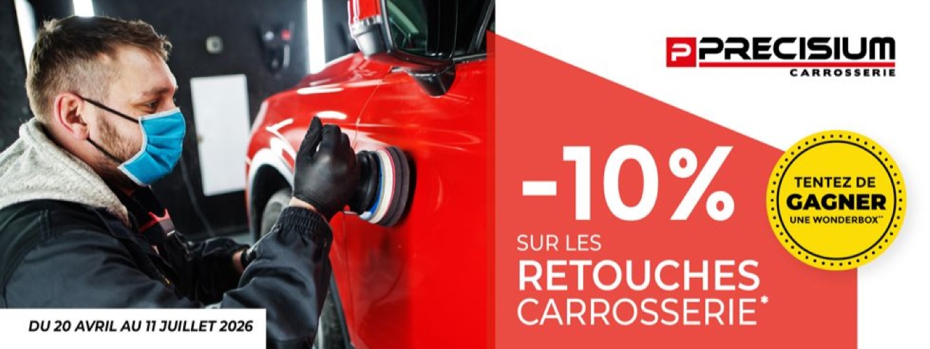 -10% sur les retouches carrosserie